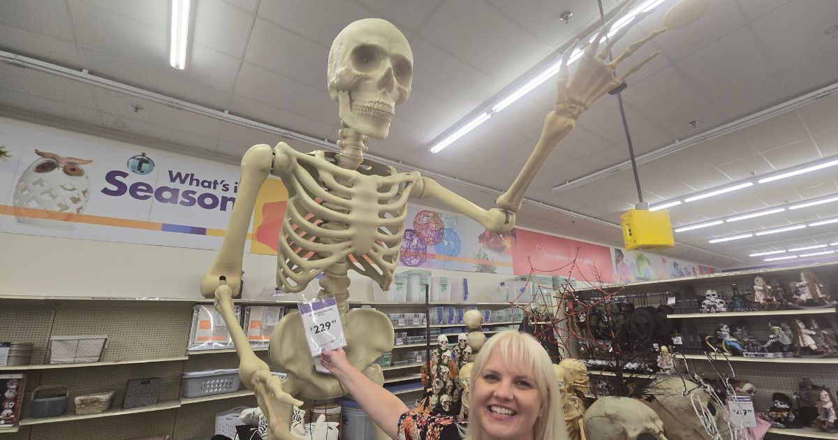 2024 Skeleton Carrying Coffin - Big Lots