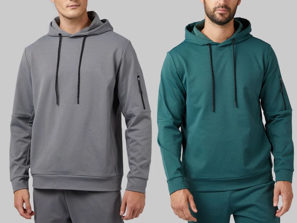 32 Degrees Men's Soft Stretch Terry Pullover Hoodie