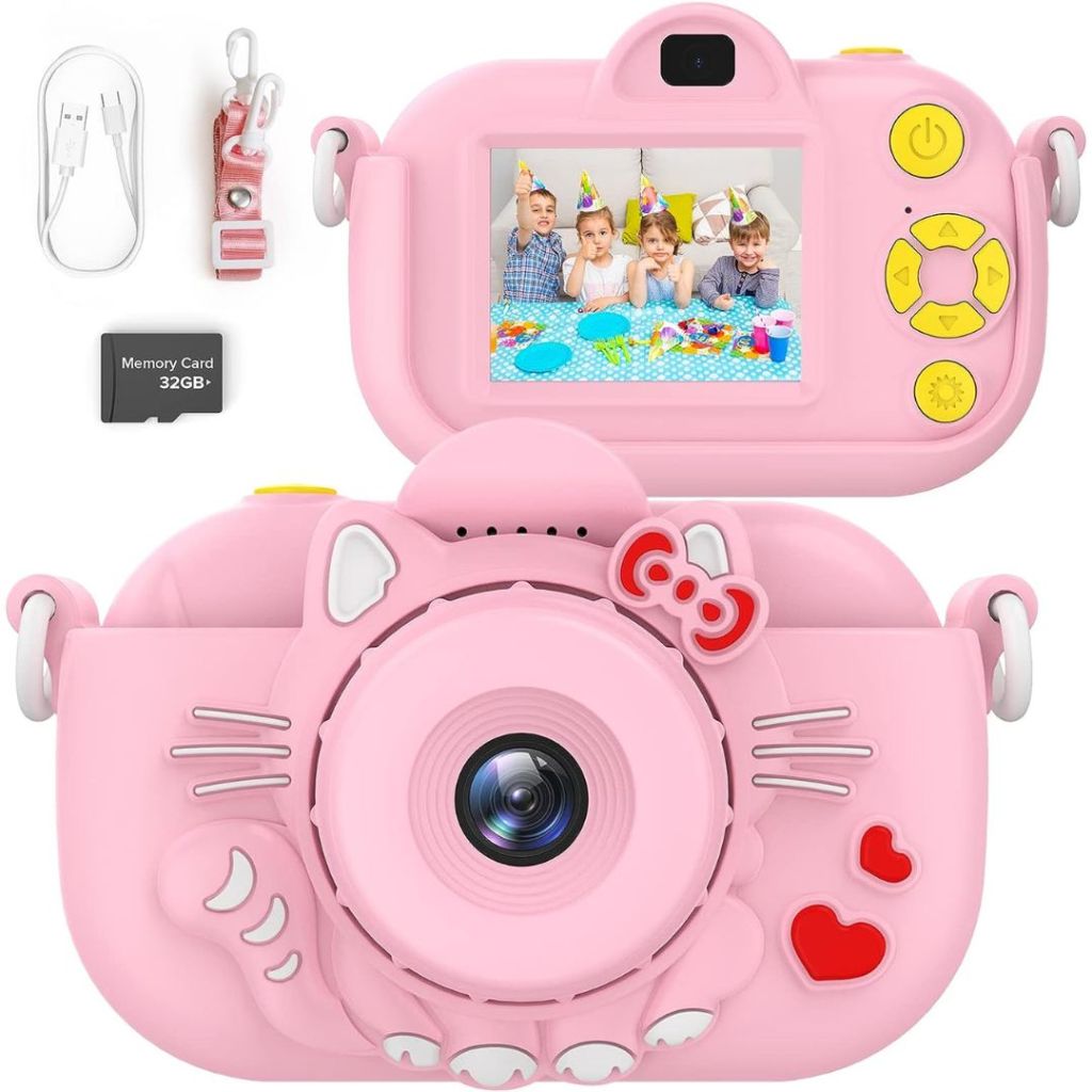 ENGUNS Kids Digital Camera in Pink