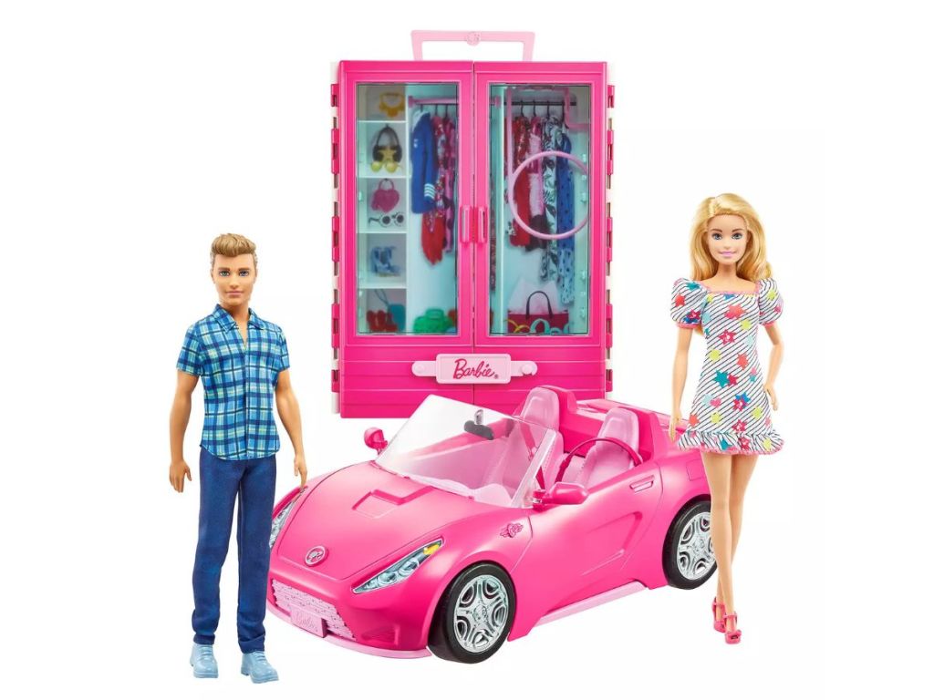 خزانة Barbie® & Ken® Ultimate ذات المقبض والمركبة القابلة للتحويل (حصريًا لدى Kohl)