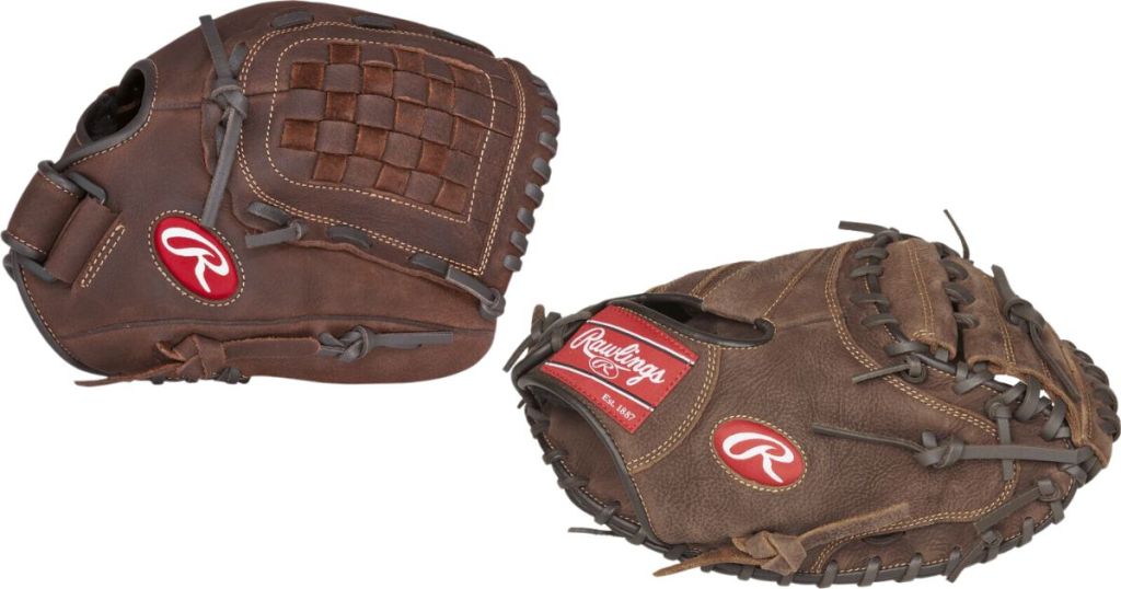 Rawlings Player Preferred 12 in. Infield/Pitcher Glove and 33 in. Catchers Mitt