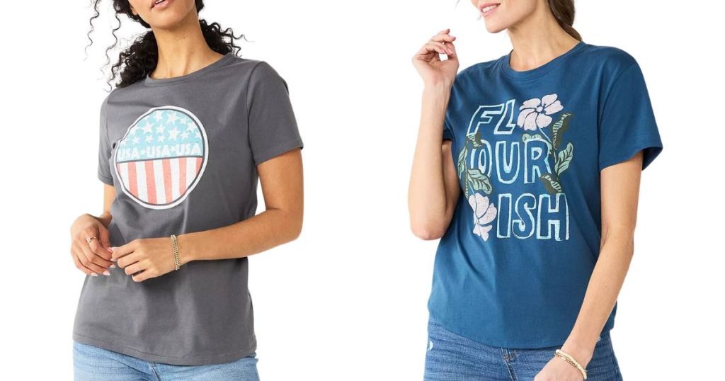 Kohl's Women's Sonoma Graphic Tshirts