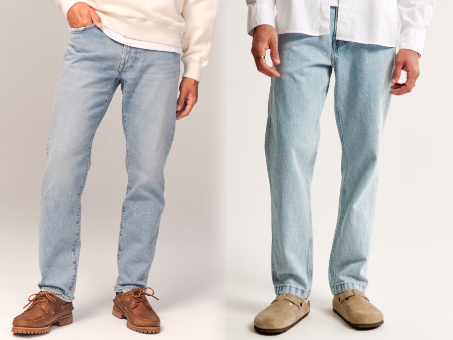 Abercrombie Men's 90s Straight Jeans and Abercrombie Men's Loose Jeans