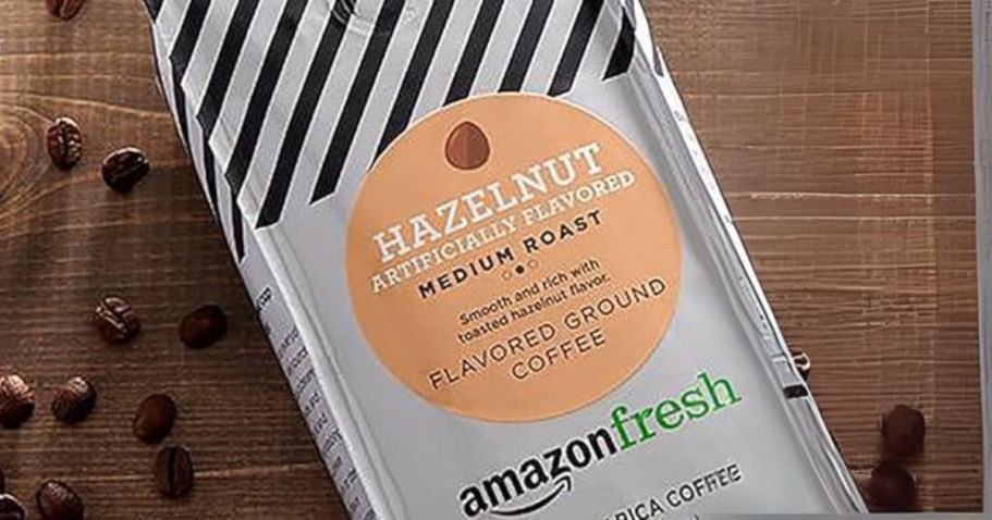 THREE AmazonFresh Hazelnut Coffee 12oz Bags Only $10.76 Shipped (Just $3.58 Each)