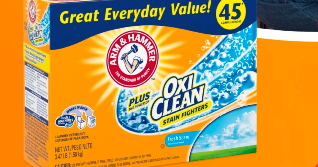 Arm & Hammer Plus OxiClean Powder Detergent 45 Loads in Fresh Scent