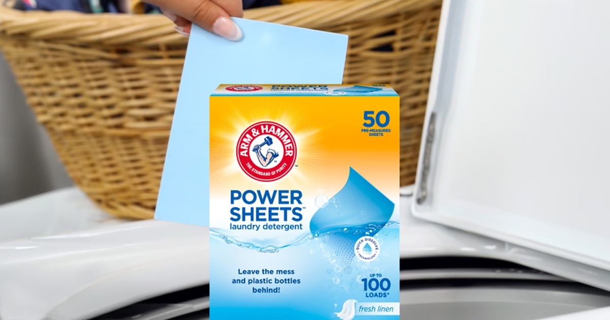 Arm & Hammer Power Sheets Laundry Detergent 50 Ct - Fresh Linen, 50 Count -  Kroger