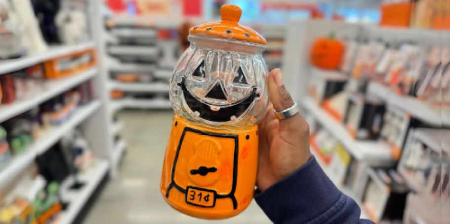 Adorable Pumpkin Gumball Machine Only $10 at Michaels (Reg. $17)