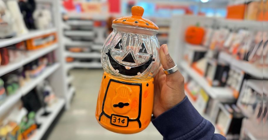 Adorable Pumpkin Gumball Machine Only $10 at Michael’s (Reg. $17)