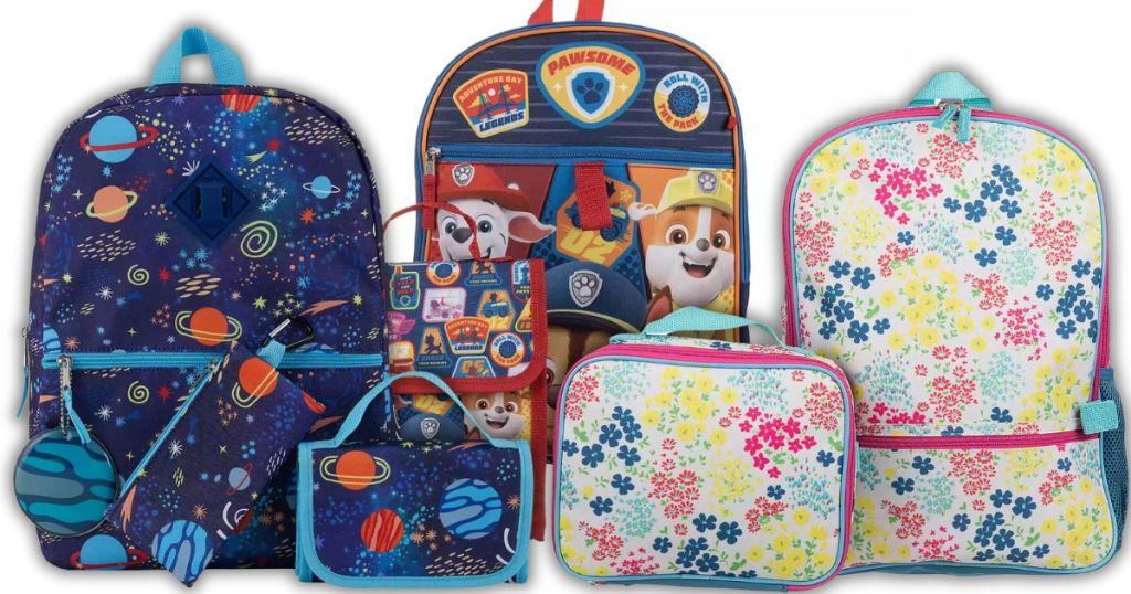 Up to 65% Off JCPenney Backpacks | 5-Piece Backpack Set w/ Lunch Bag Only .49 + More!