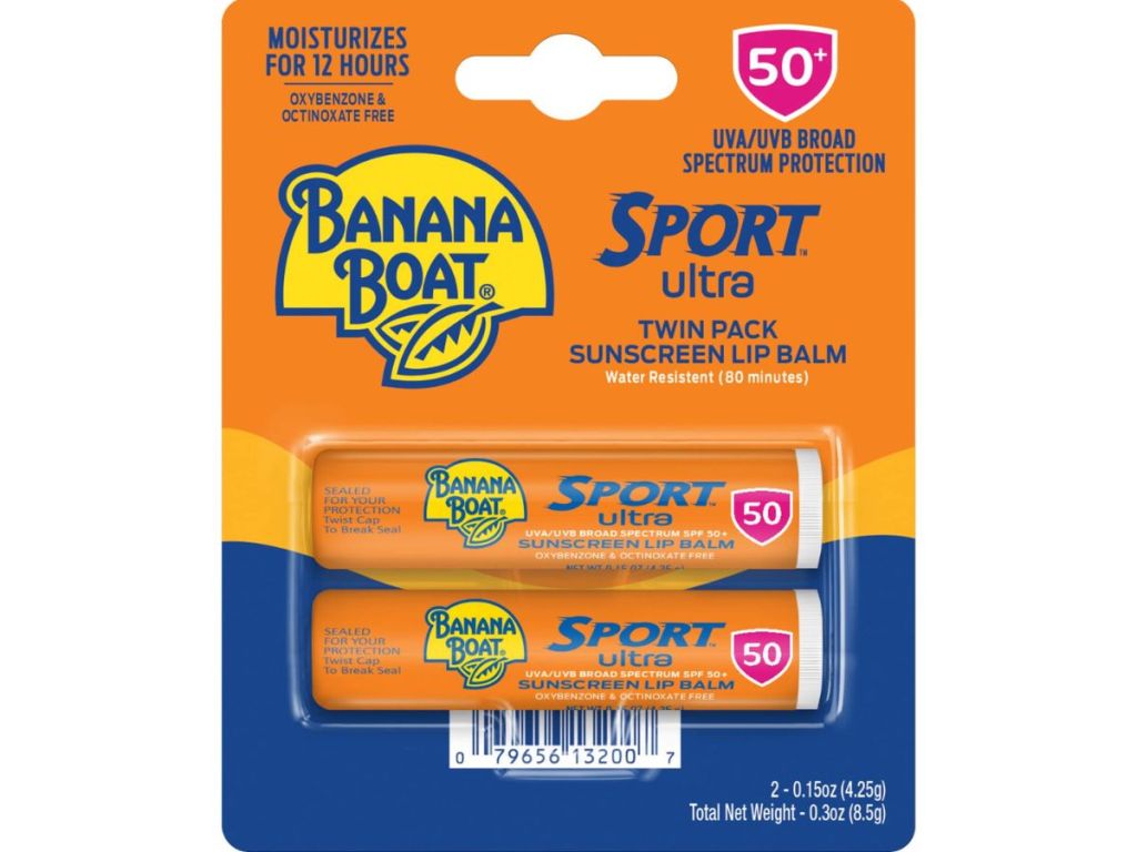 Banana Boat Sport Ultra Lip Balm 2 Pack