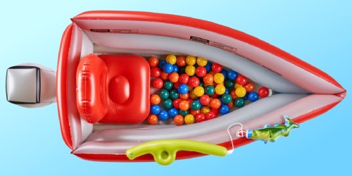 Restocked! Bass Pro Shops Inflatable Boat Ball Pit Only $39.99 (May Sell Out!)