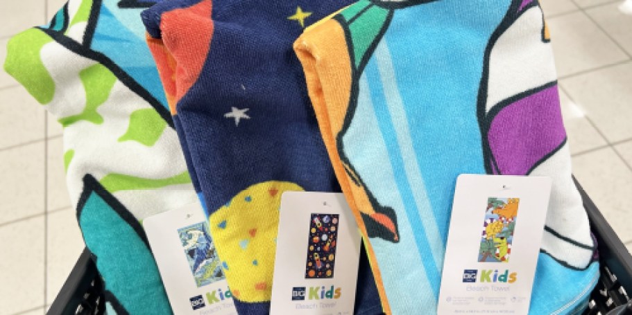 *HOT* THREE Kohl’s Beach Towels Only $13.14 (Just $4.38 Each) – Includes Disney Prints!