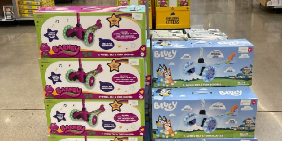 Bluey 3-Wheeled Scooter Only $15 at Walmart (Regularly $35)