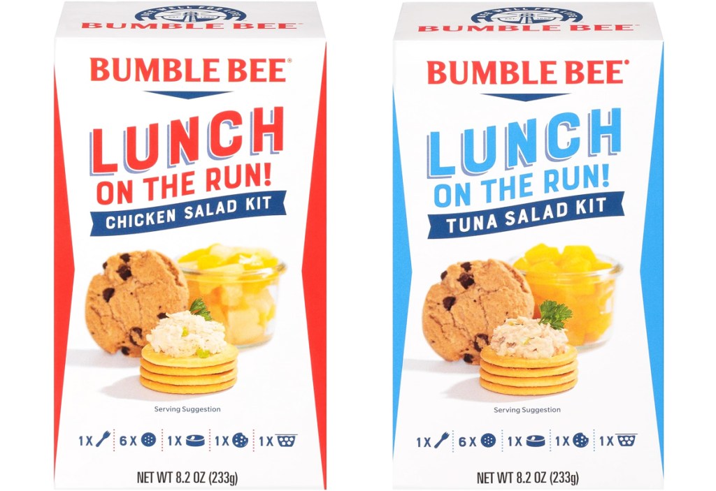 Bumble Bee Lunch On The Run Chicken Salad & Tuna Salad boxes