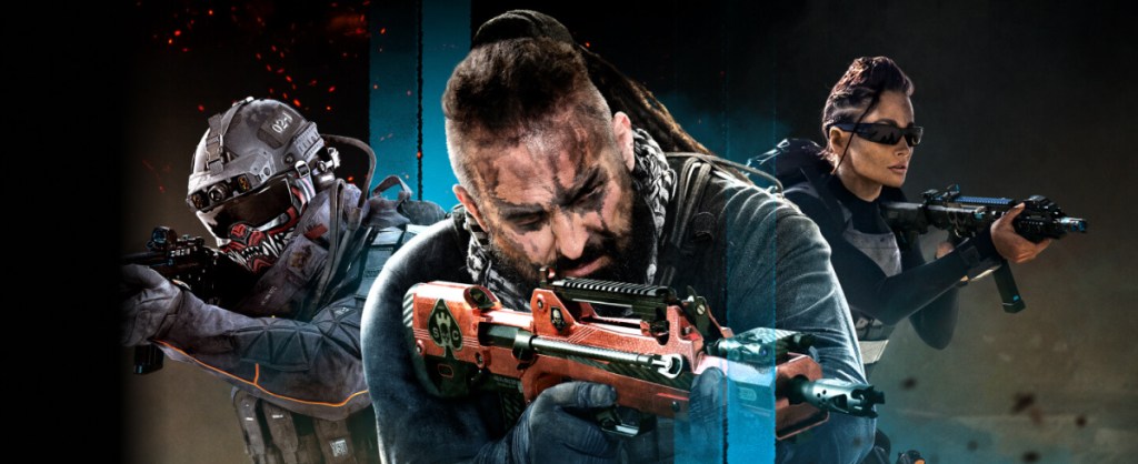 Promo image of Call of Duty: Warzone the free-to-play multiplayer shooter game.