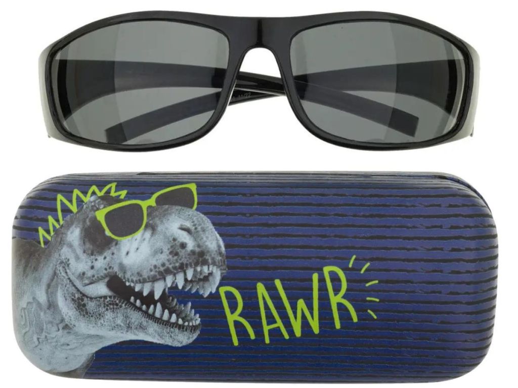 Capelli New York Sunglasses with Dinosaur style case