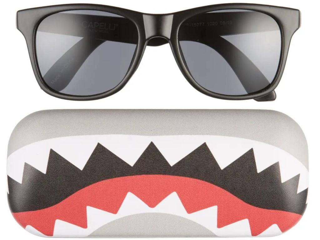Capelli New York Sunglasses with shark style case