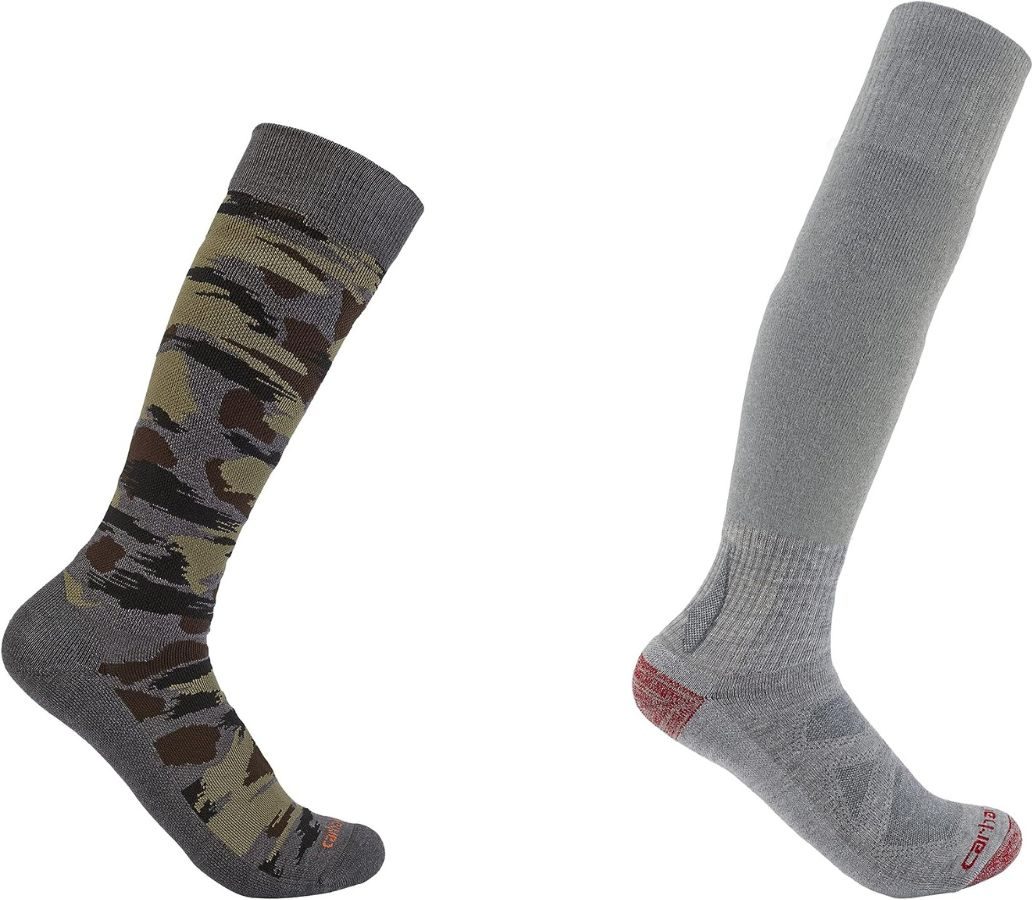 Stock images of 2 men's Carhartt socks
