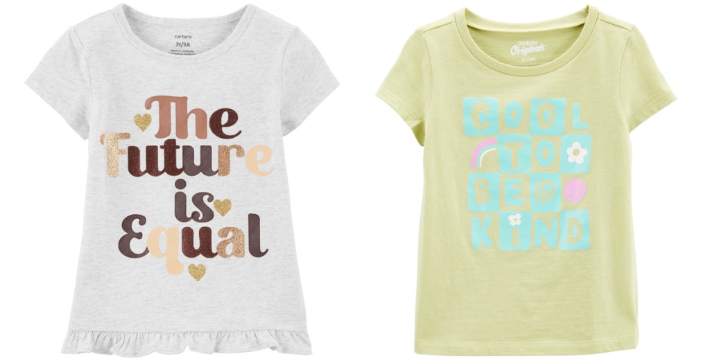two girls graphic tees