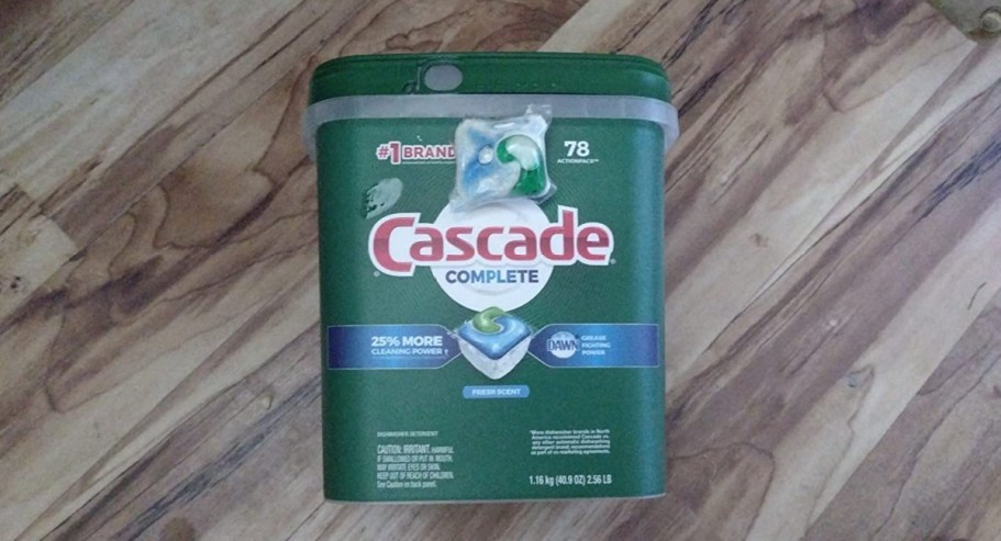 Cascade Dishwasher Pods 78-Count Just $13 Shipped w/ TWO Amazon Coupons