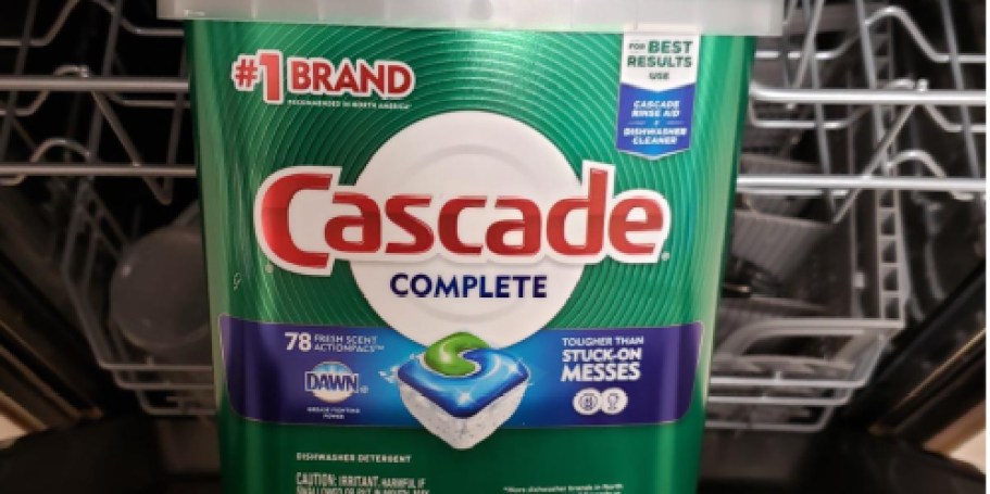 Cascade Complete Dishwasher Pods 78-Count Only $16 Shipped on Amazon (Reg. $21)