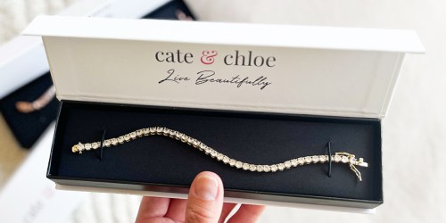Cate & Chloe 18K Gold Plated Tennis Bracelet Only $20 Shipped (Includes Gift Box!)