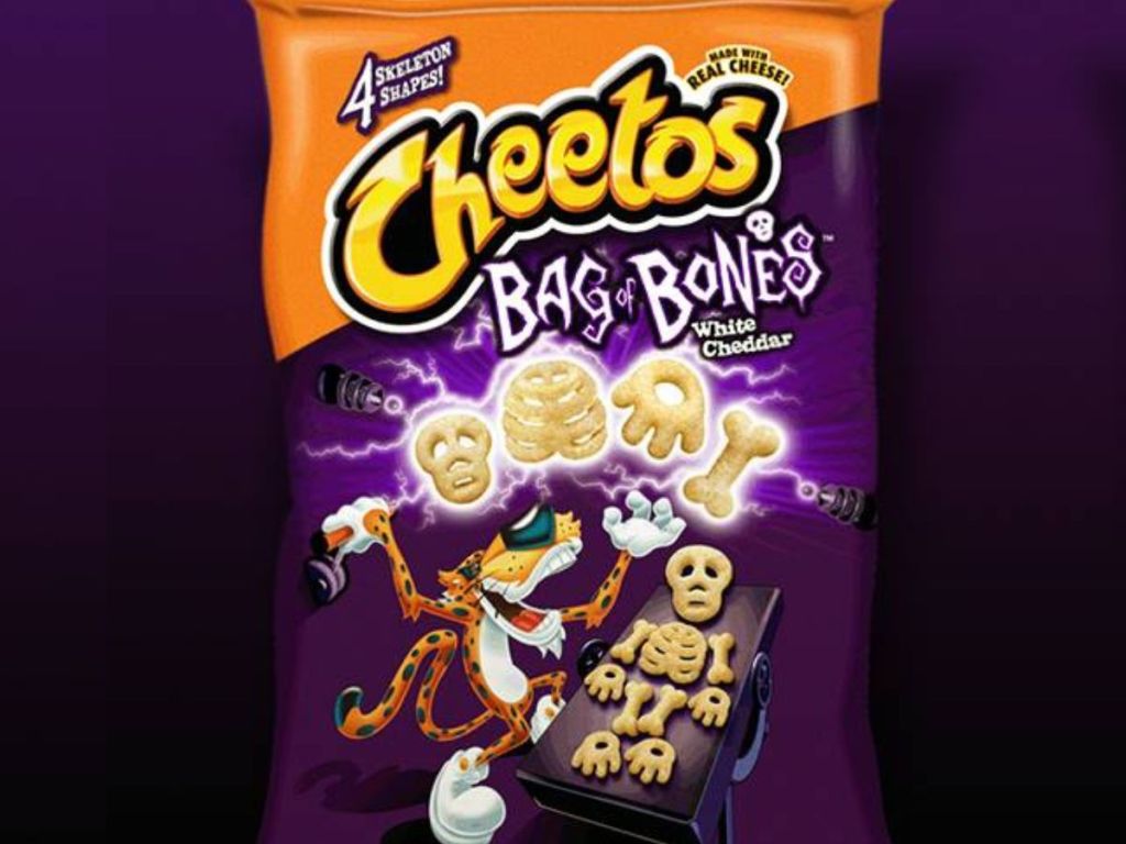 Halloween Bag of Bones Cheetos
