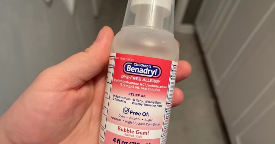 Benadryl Children’s Dye-Free Allergy Liquid Medication Just $3.55 Shipped on Amazon (Reg. $9)