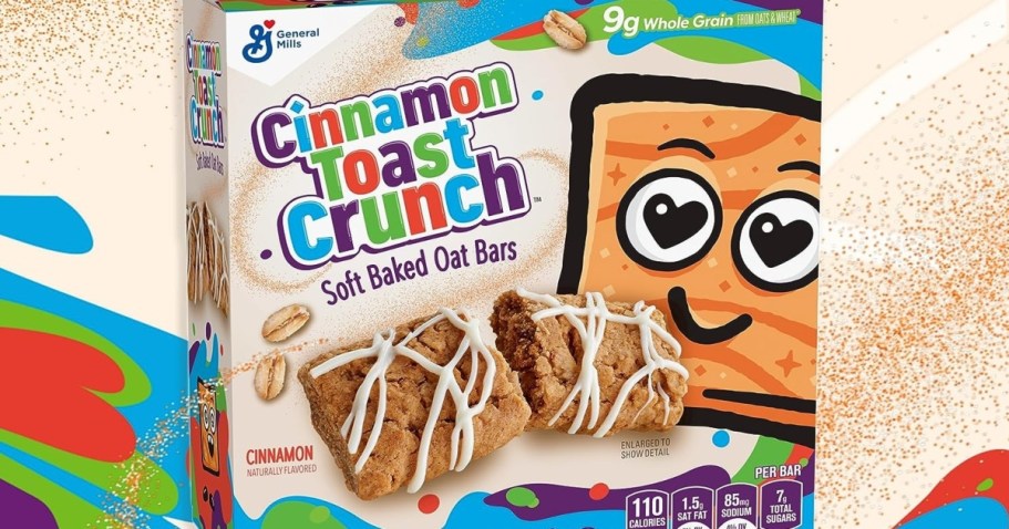 Cinnamon Toast Crunch Soft Baked Oat Bars 6-Count Only $2.29 Shipped on Amazon