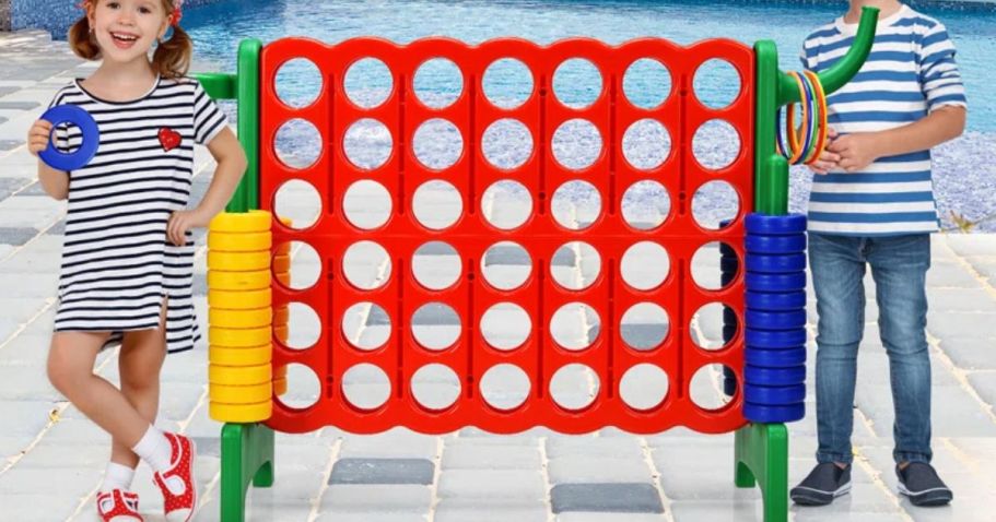 Giant 4-In-A-Row Game Set Only $101.45 Shipped (Regularly $290)