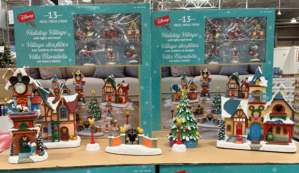 Disney Holiday Village 13-Piece Set 