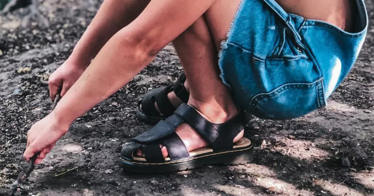 40% Off Dr. Martens Sandals for Kids & Adults = Leather Sandals