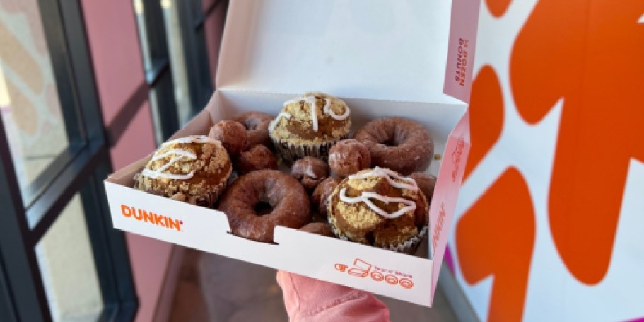 New Dunkin’ Fall Menu Available Now | Pumpkin Sugar Cookie Latte, Munchkins & More