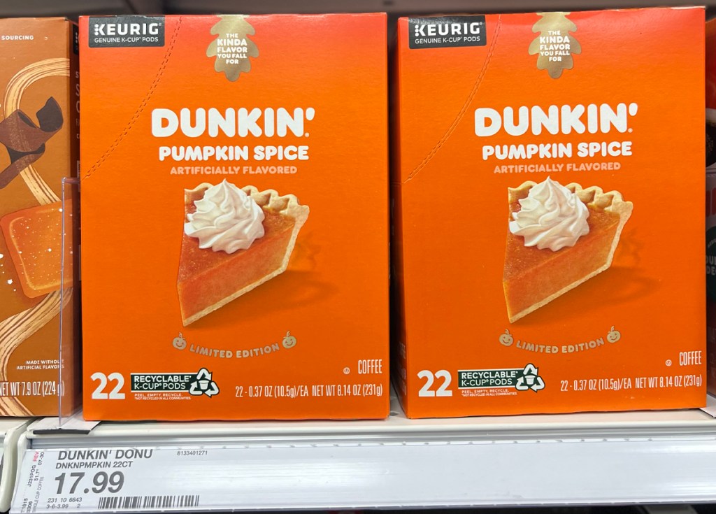 Dunkin Pumpkin Spice Keurig K-Cups