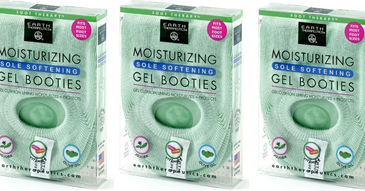 3 packs of Earth Therapeutics Gel Booties
