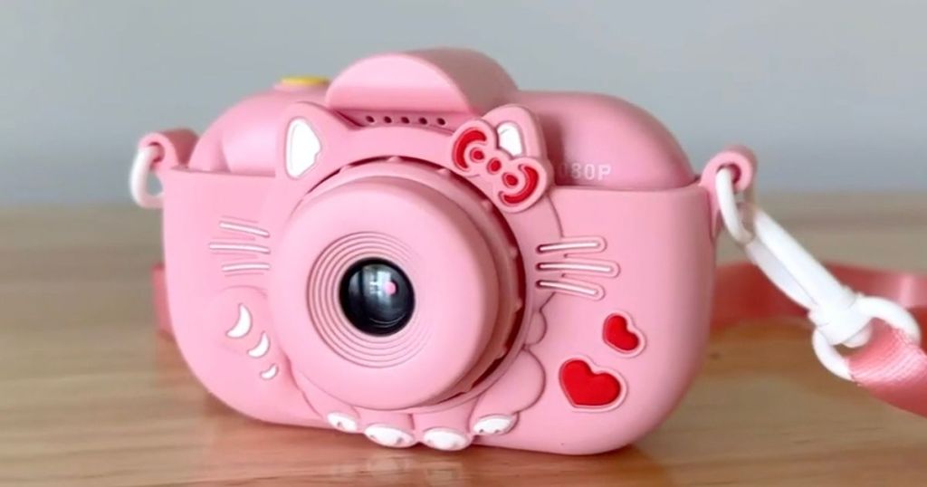 ENGUNS Pink Kids digital Camera