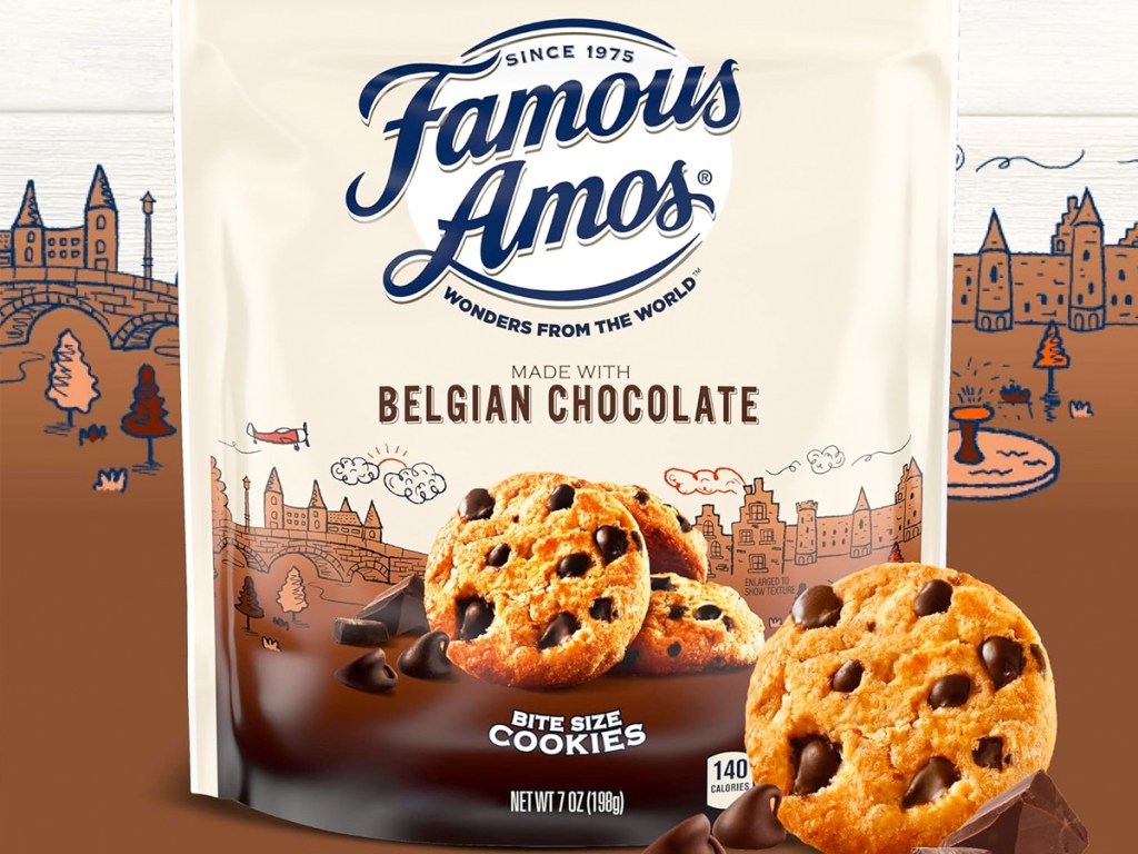 Famous Amos Belgian Chocolate Chip Cookies 7oz Bag Only .99 Shipped on Amazon