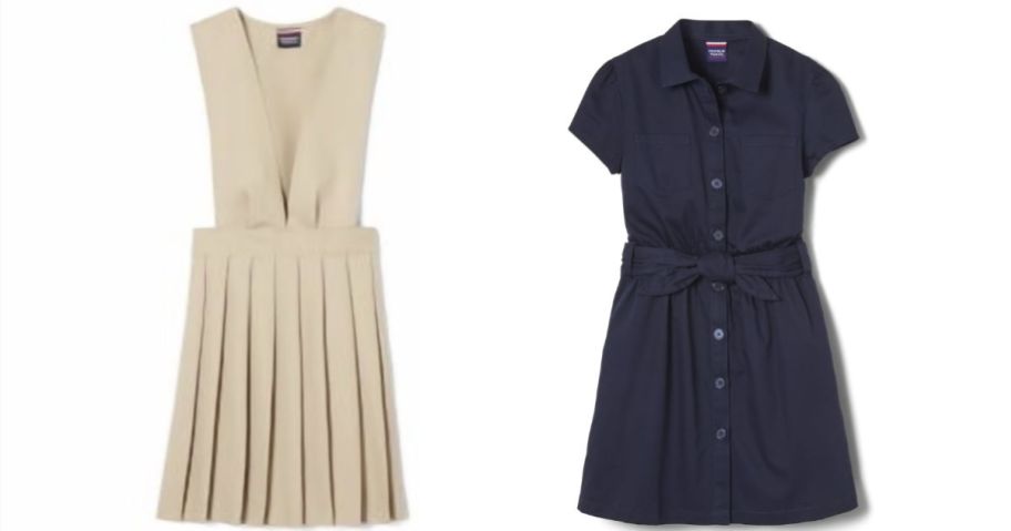 French toast kids uniform dresses