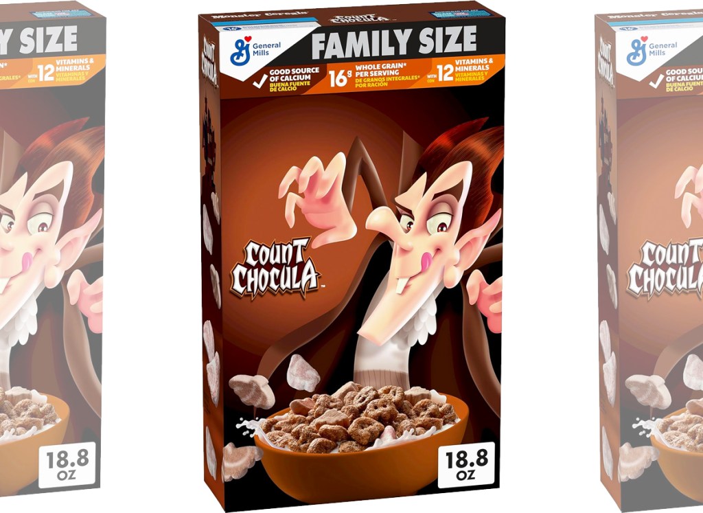 boxes of Count Chocula Cereal