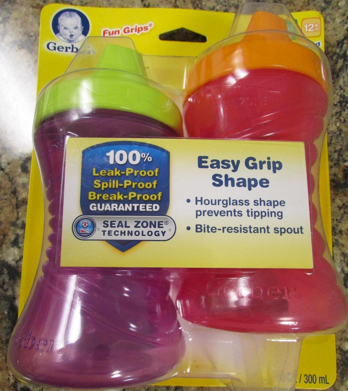 Gerber graduates fun grips best sale hard spout sippy cup