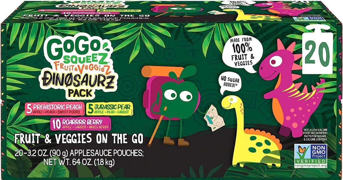 Stock image of a GoGo Squeez Variety Pack
