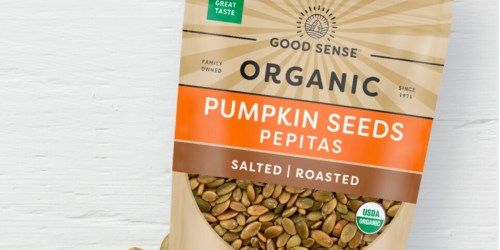 Good Sense Organic Pumpkin Seeds 6oz Bag Only $3 Shipped on Amazon (Regularly $7)
