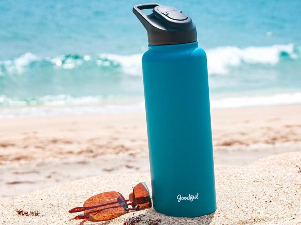 Goodful 40oz Stainless Steel Insulated Water Bottle