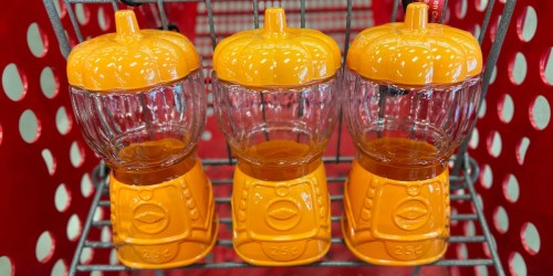 Pumpkin Gumball Machine Glass Containers Only $5 in Target’s Bullseye’s Playground