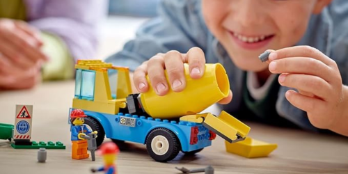 LEGO City Cement Mixer Truck Building Set Only $12.79 on Amazon