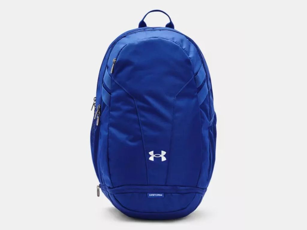 UA Hustle 5.0 Team Backpack in Blue