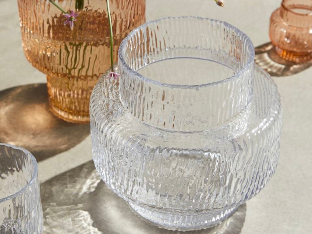 H&M Clear Glass Vase