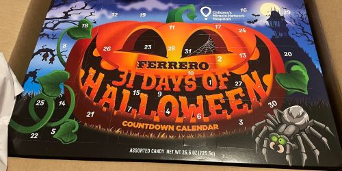 Score a HUGE Ferrero Halloween Countdown Calendar w/ Children’s Miracle Network Donation