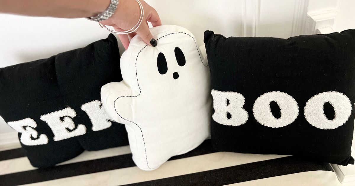 CUTE Kohl’s Halloween Decor | Pillows 3-Pack from $16!