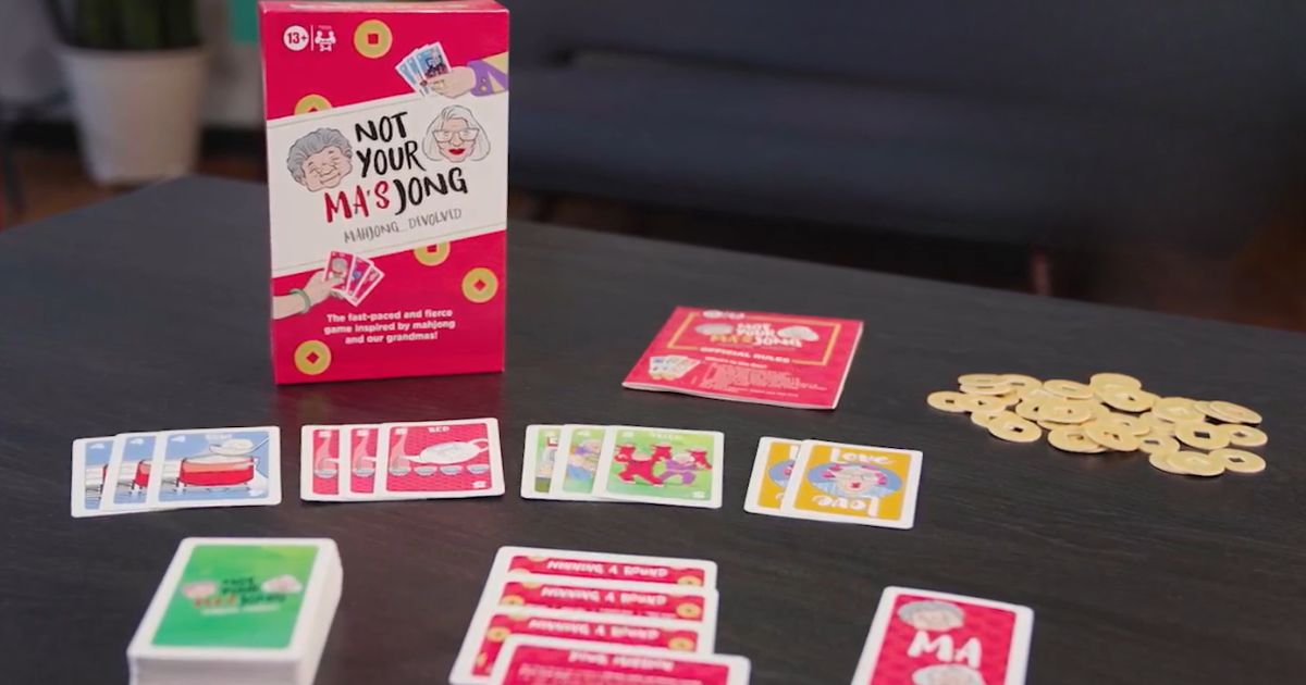 Not Your Ma's Jong, A Fast-Paced Card Game Inspired by Mahjong and